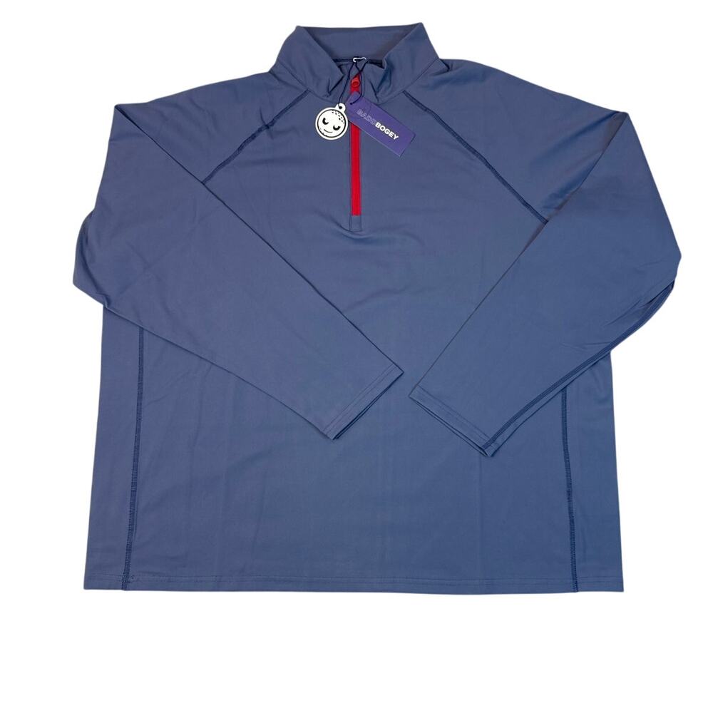 NWT Badd Bogey Mens Golf Pullover Navy Blue  Sz XL New Gift Dad Gift
